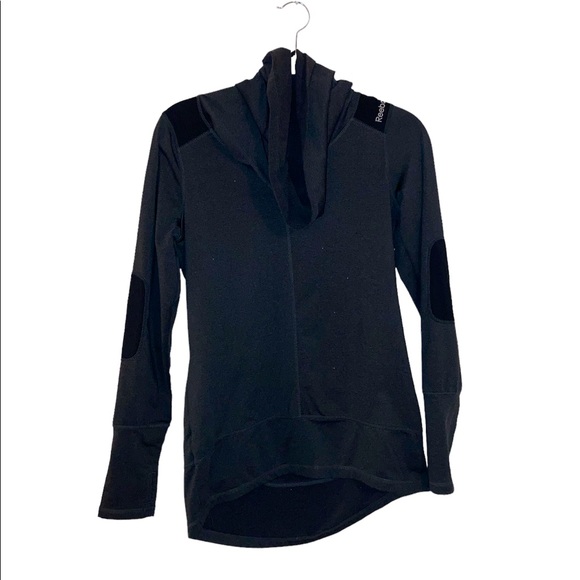 Reebok Tops - Reebok Pullover Long Sleeve Turtle Neck Sweatshirt W/ Thumb Holes